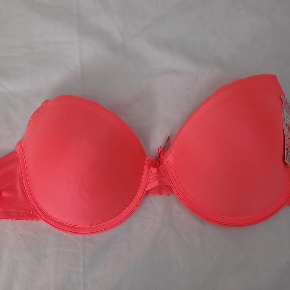 NWT Mamia Neon Pink Women's Bra 38C